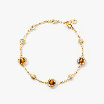 Heliocentric Tiger's Eye Bracelet