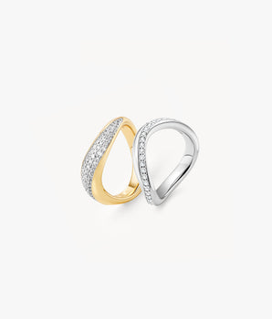 Vyne Zircon 2-Piece Ring Gift Set