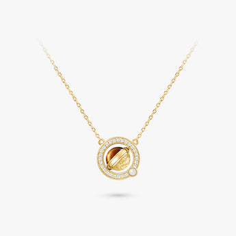 Heliocentric Tiger's Eye Necklace