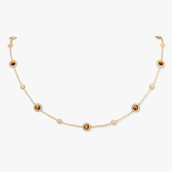 Heliocentric Tiger's Eye Necklace