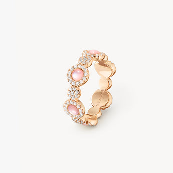 Heliocentric Pink Mother of Pearl Ring featuring pink mother-of-pearl details and a refined design for an elegant, contemporary look.