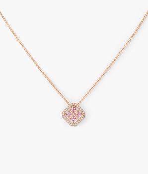 Full of Love Pink Gemstone Necklace