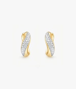 Vyne Zircon Mini Hoop Earrings