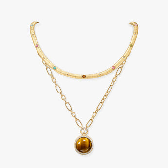 Lola Rose x AHALOLO Heliocentric Collection Necklace Set