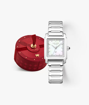 Urban Square Mother-of-Pearl Watch in Special Limited Edition Box