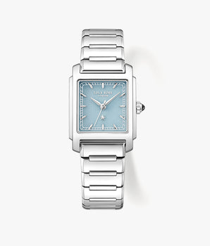 Urban Blue Square Quartzite Jade Watch