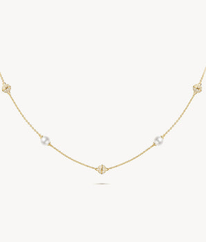 Heliocentric Pearl Necklace