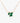 Malachite Simple Leaf Necklace