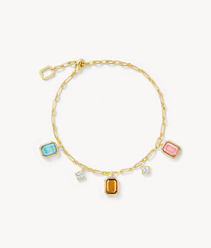 Bracelet de pierres précieuses tricolores Mme Lola