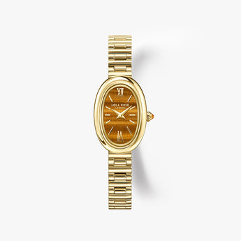 Lola Rose x AHALOLO Mirror Tiger's Eye Watch