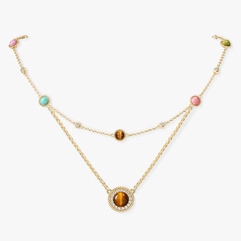 Lola Rose x AHALOLO Heliocentric Collection Necklace Gift Set