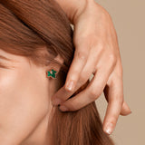 Malachite Bead Earrings