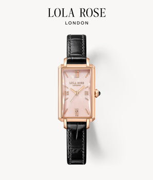 Slender Waist Light Pink Jelly Stone Watch