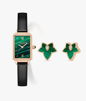 マザーオブパールウォッチ＆パールブレスレットギフトセット - ローラ