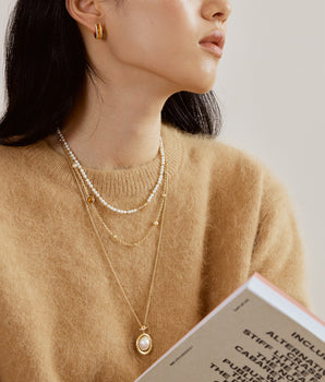 新品ヘリオセントリックマベパールネックレス