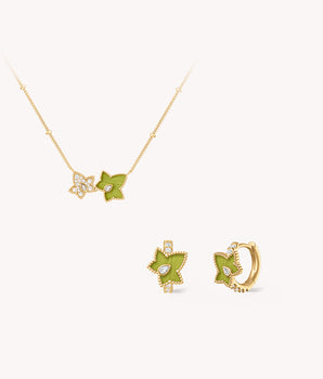 Lola Rose x AHALOLO Matching Necklace & Earrings Gift Set