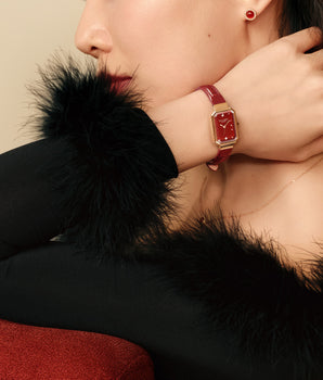 Ms Lola Red Carnelian Watch with Quick-Release Strap in Special Limited Edition Box