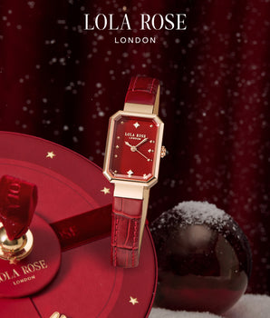 Ms Lola Red Carnelian Watch with Quick-Release Strap in Special Limited Edition Box