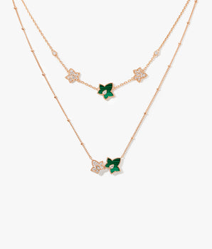 Malachite Bead 2-Piece Necklace Gift Set