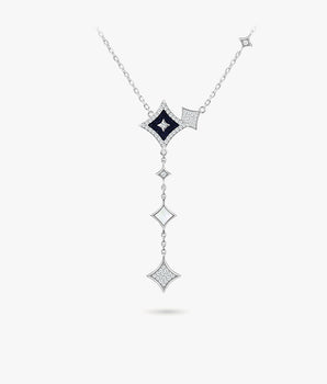 Blue Sandstone Chain Necklace
