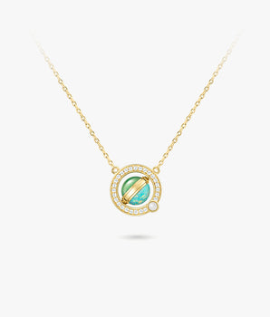 Heliocentric Opal Necklace