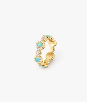 Heliocentric Opal Ring