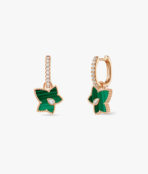 [New In] Malachite Bead Drop Earrings