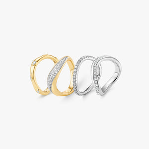 Vyne Zircon 4-Piece Ring Gift Set
