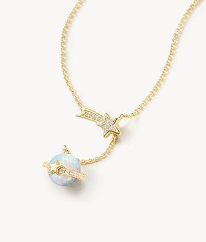 Heliocentric Opal Necklace