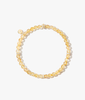 New Heliocentric Golden Rutilated Quartz Bracelet
