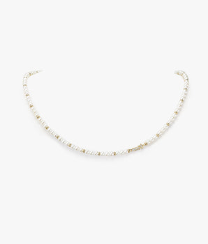 新品ヘリオセントリック淡水パールネックレス