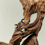 Lion Lapis Lazuli Earrings