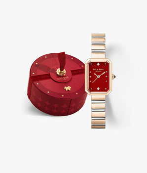 Ms Lola Red Carnelian Watch with Quick-Release Strap in Special Limited Edition Box