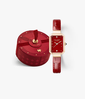 Ms Lola Red Carnelian Watch with Quick-Release Strap in Special Limited Edition Box