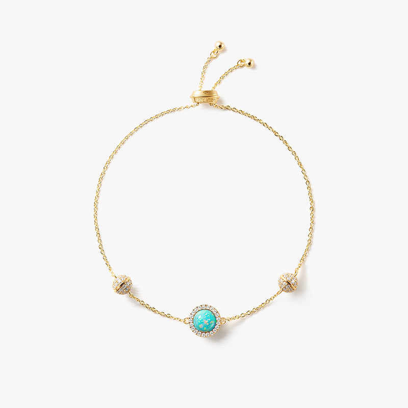 ブルーサンドストーンブレスレット-Lola Rose Jewellery