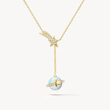 Heliocentric Opal Necklace