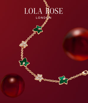 Malachite Bracelet, 5-leaf motif in Special Limited Edition Box