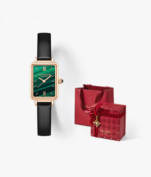 Malachite Textured Watch in Special Limited Edition Box