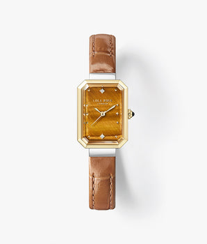 Ms Lola Tiger’s Eye Watch with Quick-Release Strap