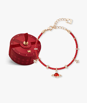 Red Carnelian Woven Bracelet in Special Limited Edition Box