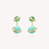 Heliocentric Opal Earrings