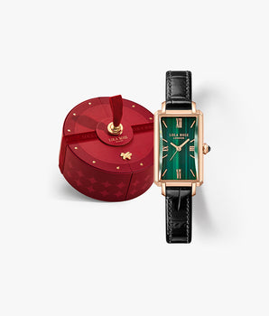 ساعة نحيلة الخصر مصنوعة من الملكيت في علبة خاصة ذات إصدار محدود