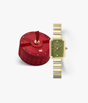 ساعة السيدة لولا جرين أونيكس مع حزام سريع التحرير في علبة خاصة ذات إصدار محدود