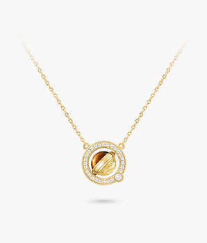 Heliocentric Tiger's Eye Necklace

