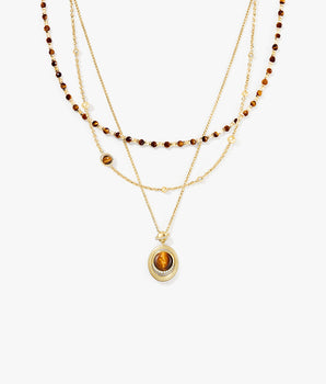 New Heliocentric Tiger’s Eye Necklace Gift Set