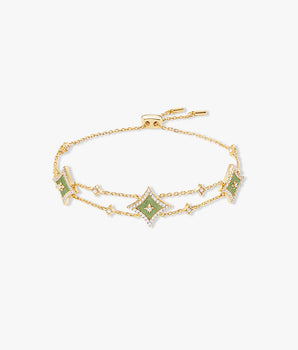 LOLA ROSE 孔雀石 マザーオブパール ブレスレット デザイナーブランド ローズゴールド ブレスレットマザーオブパール lola rose - メルカリ