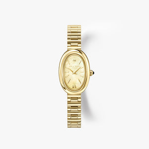 Mirror Mother of Pearl Watch with Quick Release Strap
