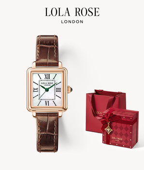 New Cube Mother of Pearl Watch (Green hand) in Special Limited Edition Box