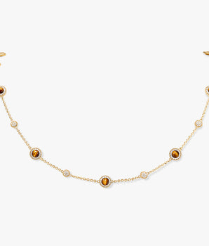 Heliocentric Tiger's Eye Necklace