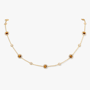 Heliocentric Tiger's Eye Necklace